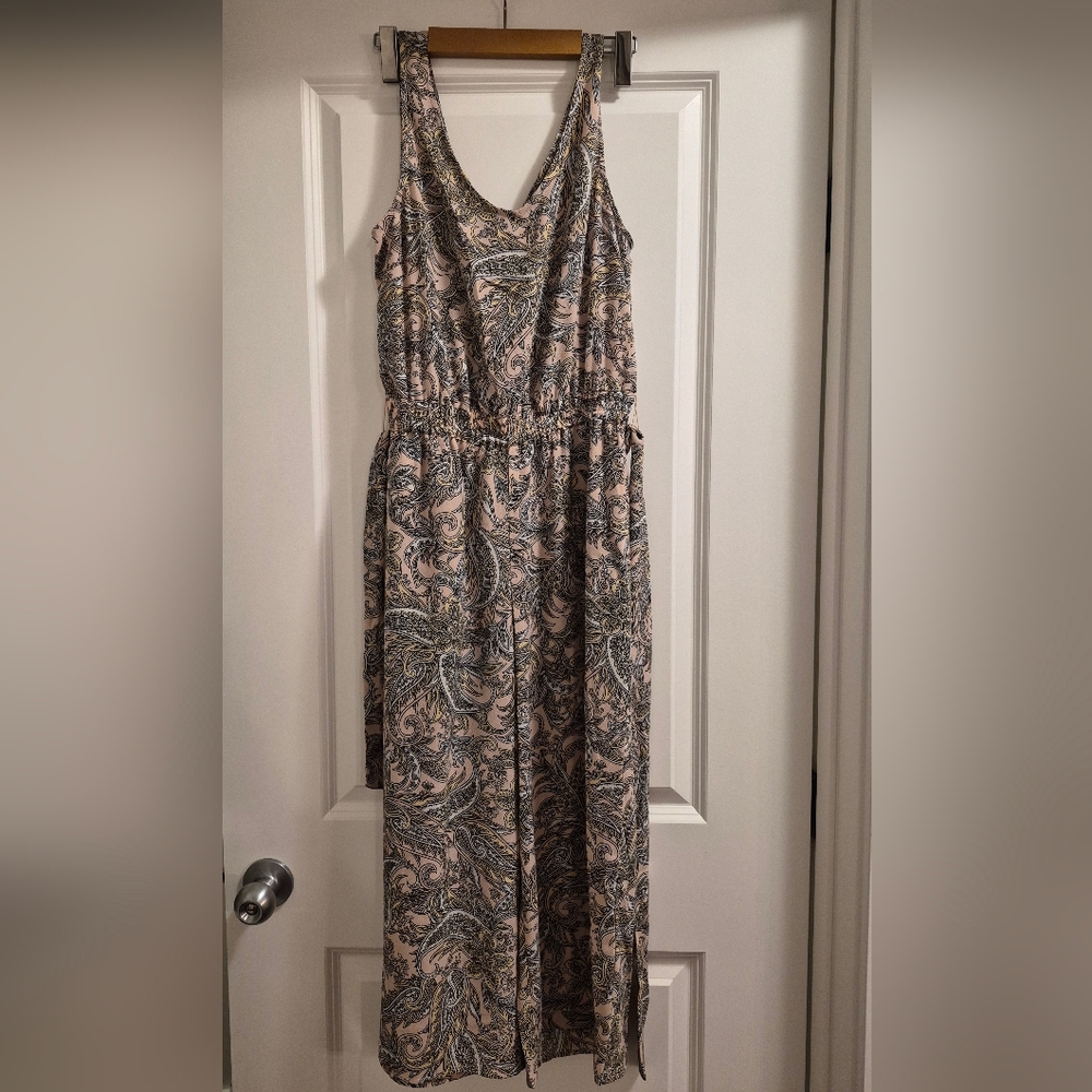 Never Woren Paisley Print Maxi Jumper.